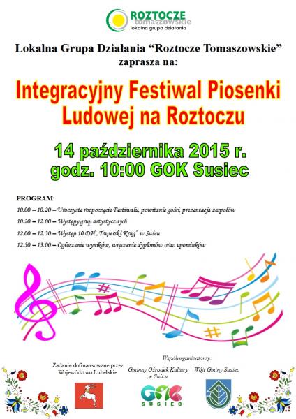 Integracyjny Festiwal Piosenki Ludowej na Roztoczu