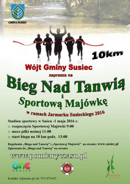 "Bieg Nad Tanwią" i "Majówka Sportowa" Susiec 2016