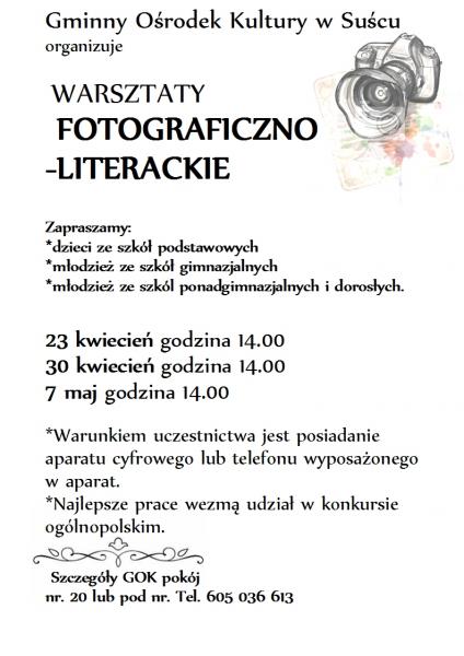 Warsztaty Fotograficzno-Literackie